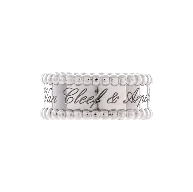 Van Cleef & Arpels Perlee Signature Ring 18k White Gold in gold from Poshmark