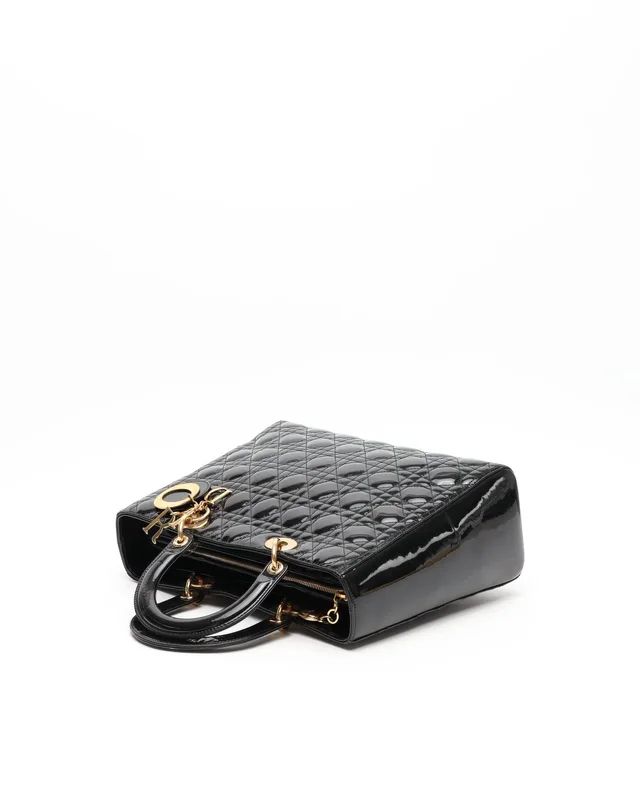 Large Patent Lady Dior Bag in Patent leather from A Retro Tale, photo 4 of 12