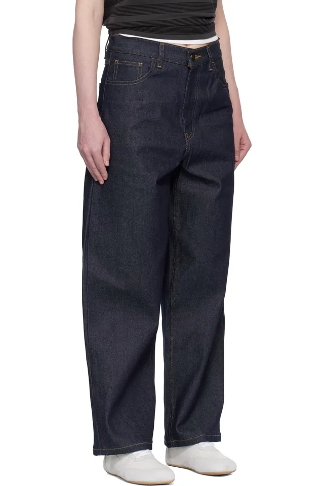 Carhartt Work In Progress Navy Brandon Jeans, photo 2 of 4 from SSENSE
