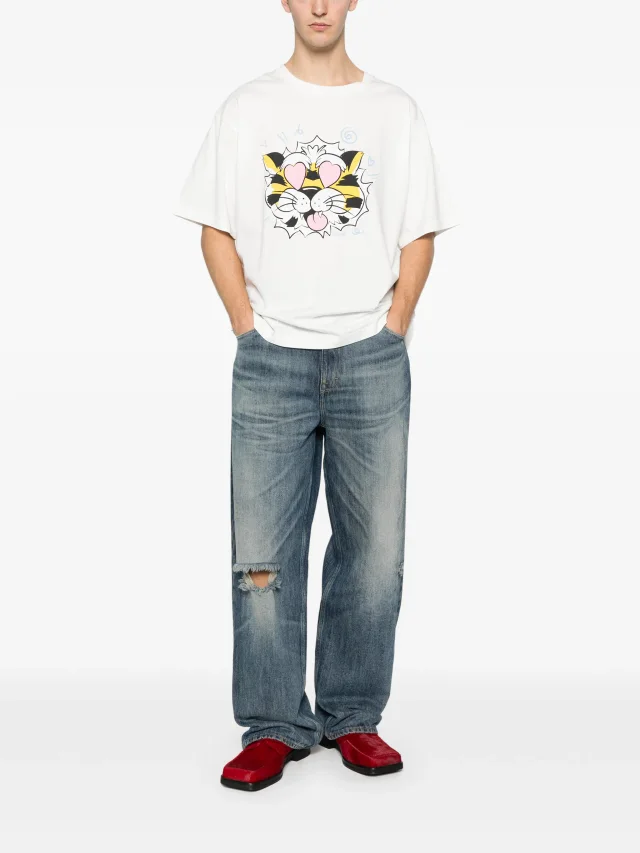 Kenzo tiger-print T-shirt, photo 2 of 2 from FARFETCH