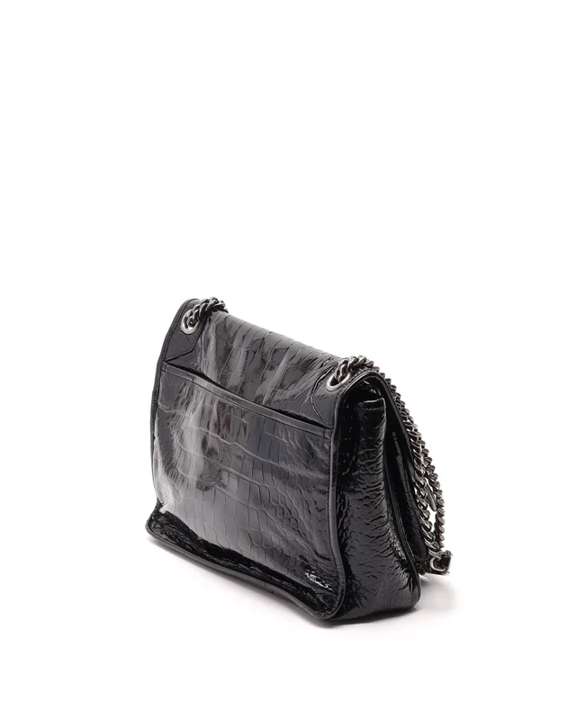 Saint Laurent Niki Croc Patent Chain Bag in Patent leather from A Retro Tale, photo 3 of 8
