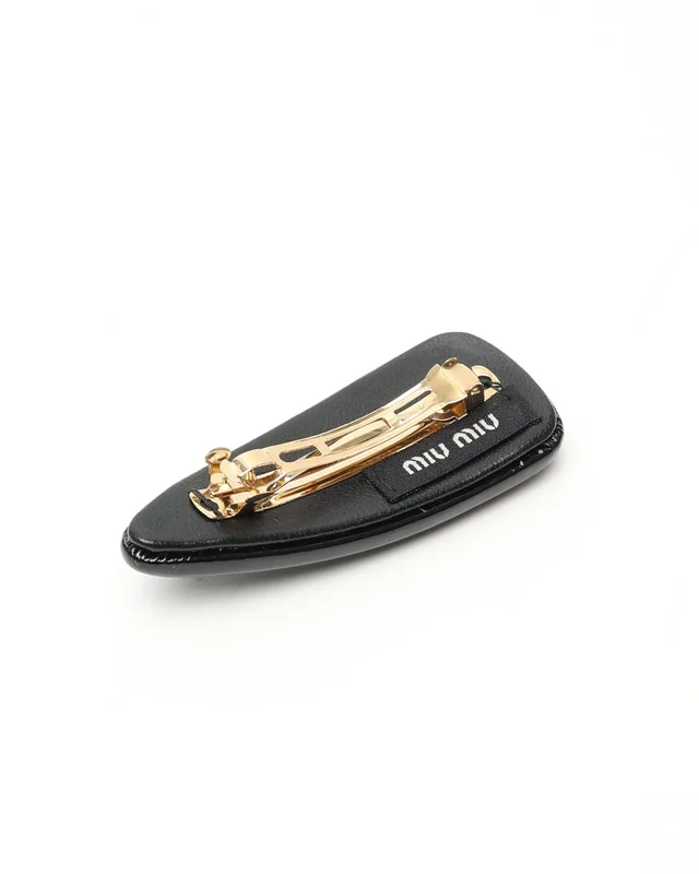 Miu Miu Logo Hair Clip from A Retro Tale, photo 3 of 4
