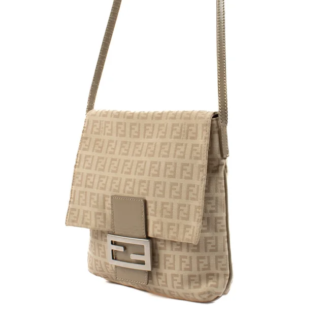 Fendi FF Canvas Vintage Crossbody Bag in Canvas from Labellov, photo 2 of 2