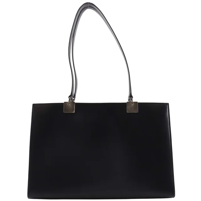 Ferragamo Gancini Tote Bag Bp-21 0137 Calfskin Black A4 Magnetic Cl... in black Calfskin from Poshmark