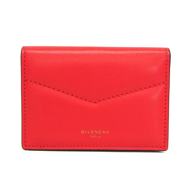 Givenchy BB608YB0CC Leather Card Case Red Color in Red color Leather from Elady