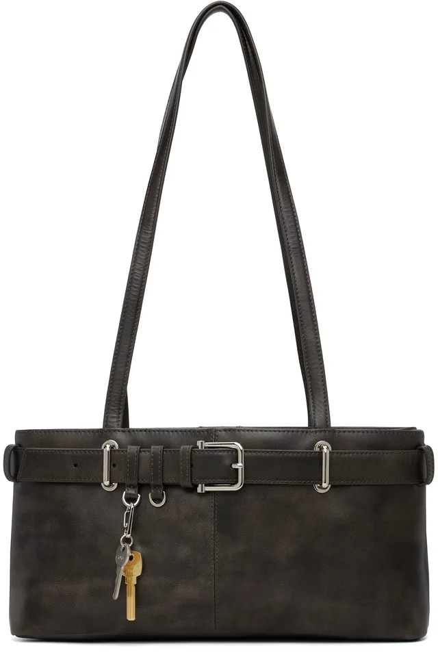 Brown Shoulder Brocle Bag