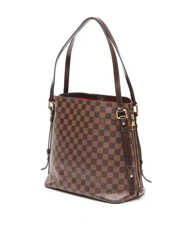 Louis Vuitton Damier Ebene Cabas Rivington Tote Bag in Brown from A Retro Tale, photo 3 of 13