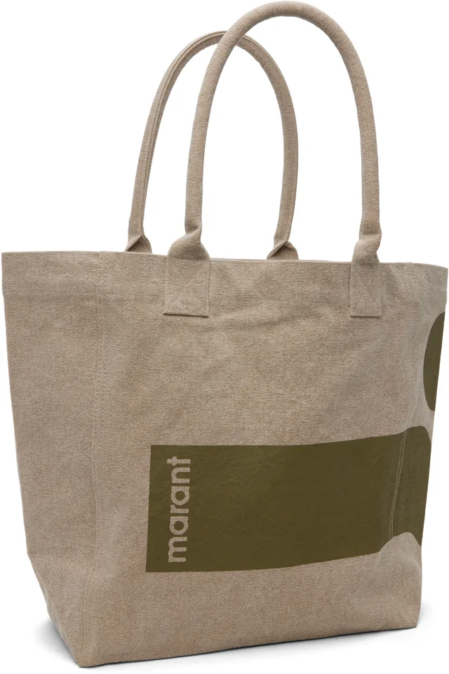 Isabel Marant Taupe Yenky Tote, photo 2 of 4 from SSENSE