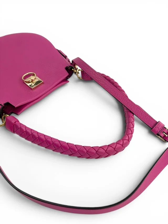 Dark Pink (“Mulberry Pink”) Mini Iris Hobo in Pink Caviar leather from Season 2 Consign, photo 5 of 9