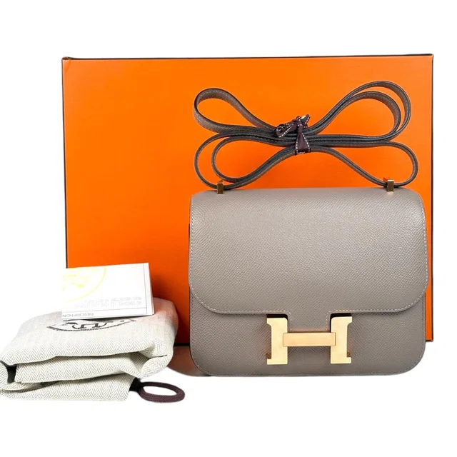 Hermès Constance Mini Gris Asphalte - Full Set in Grey from Luxury Promise