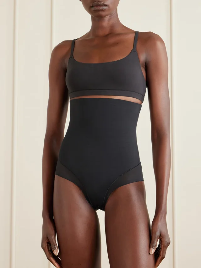SKIMS Power Mesh high-waist jersey briefs in Black, photo 2 of 2 from NET-A-PORTER (Canada)