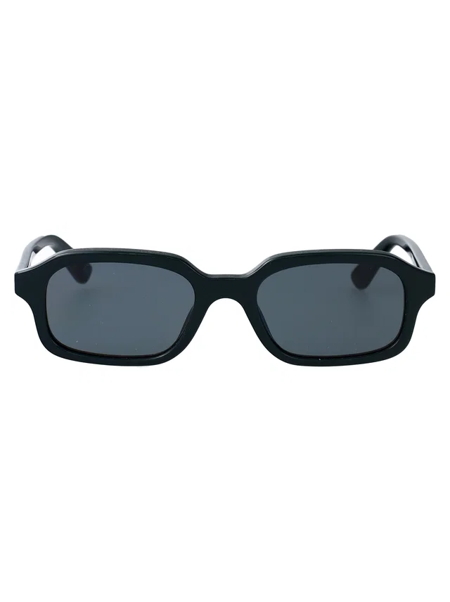 Alexander McQueen Am0558s Sunglasses — Black Acetate in Black from HEWI