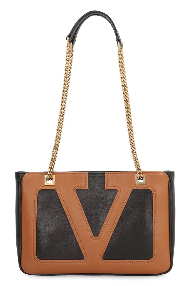 Valentino Garavani Tote Bag — Black Lamb Leather in Black Lambskin from HEWI