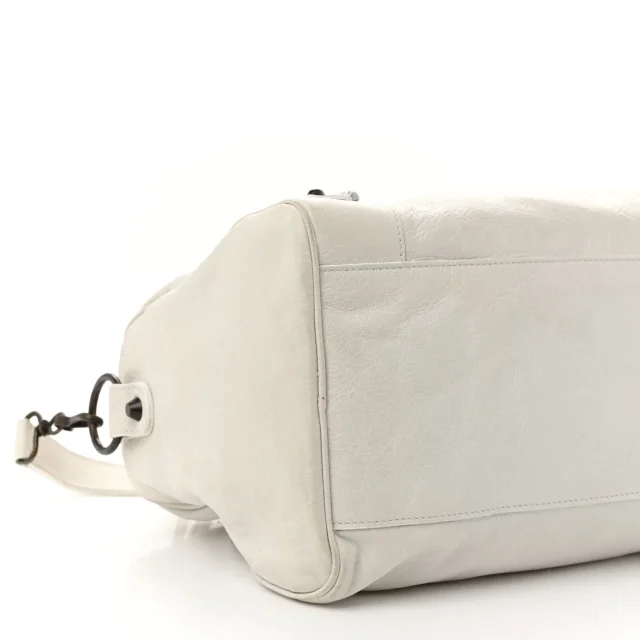 Balenciaga Agneau Classic Hardware Twiggy White in White Lambskin from FASHIONPHILE, photo 10 of 12