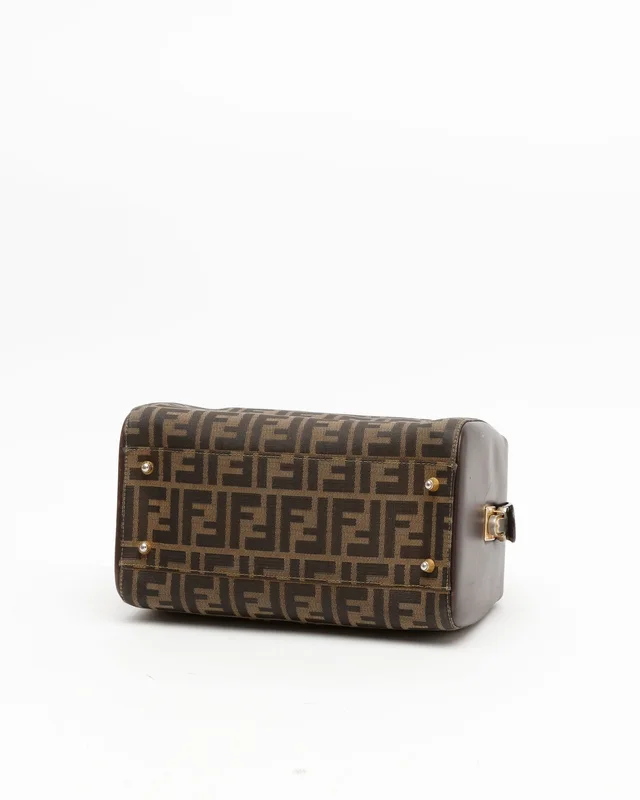 Fendi Zucca Boston Bag in Canvas from A Retro Tale, photo 4 of 8