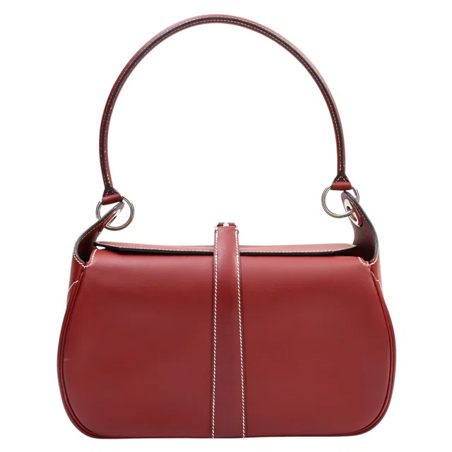 Hermès Rugby MM Rouge Ash, made in 2011 in Red Calfskin from VINTAGE QOO TOKYO