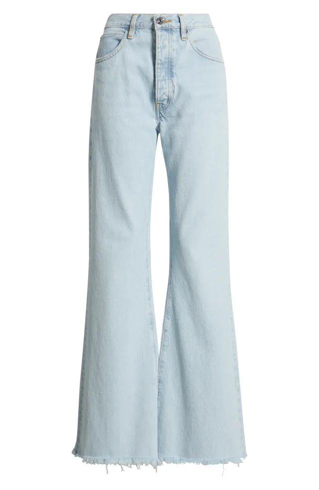 FRAME The Lax Frayed High Waist Flare Jeans, photo 5 of 6 from Nordstrom Rack
