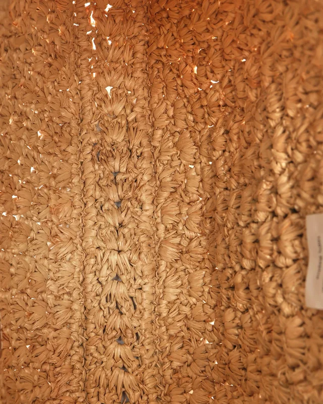 Celine Classic Raffia Panier Hobo Bag in Raffia from A Retro Tale, photo 6 of 7
