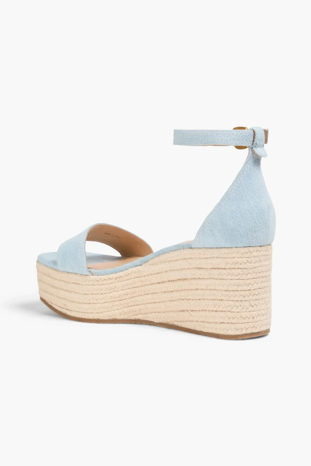 Veronica Beard Gianna Denim Espadrille Wedge Sandals, photo 3 of 4 from THE OUTNET