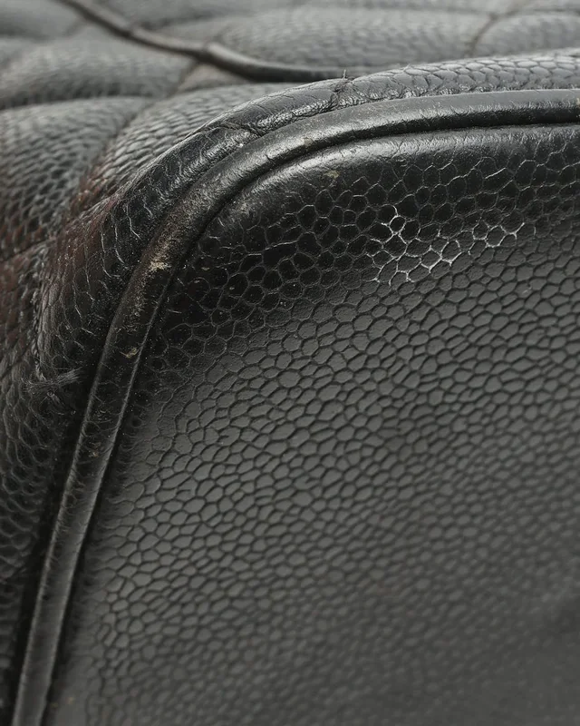 Chanel Caviar Quilted Medallion Tote Bag in Caviar leather from A Retro Tale, photo 9 of 15