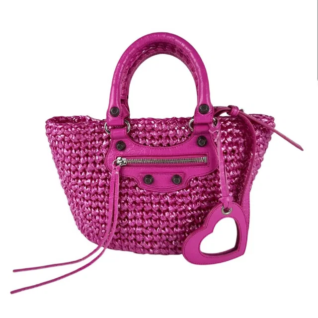 Balenciaga Shoulder Bag Buckle Cagole Panier Small in Leather from The Reluxe