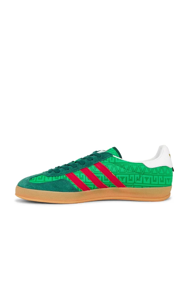 adidas Originals Gazelle Indoor Sneaker in Green, Better Scarlet, & Collegiategreen, photo 5 of 6 from REVOLVE (Canada)