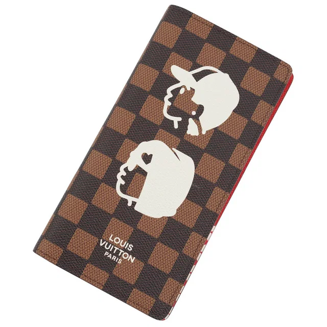 Louis Vuitton Portefeuille Brazza Pharrell Williams/NIGO Collaboration 2025 Fall/Winter Collection RedN40780… in Canvas from GALLERY RARE