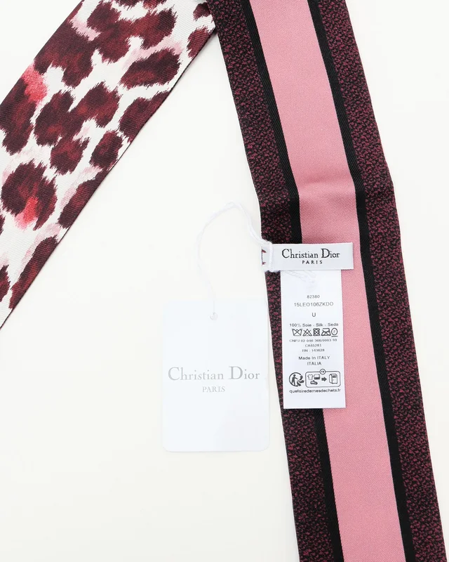 Dior Mitzah Leopard Twilly in Silk from A Retro Tale, photo 3 of 3