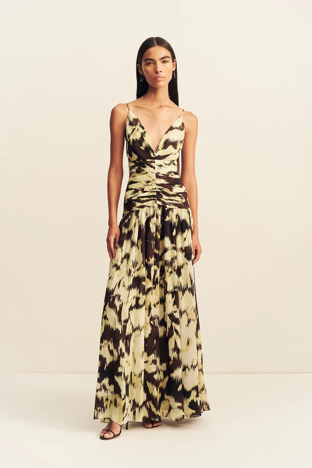 Shona Joy BENNY PLUNGED GATHERED MAXI DRESS from Shona Joy, photo 1 of 1