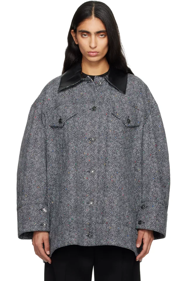 Givenchy Black & White Utility Jacket, image 1 of 1 from SSENSE