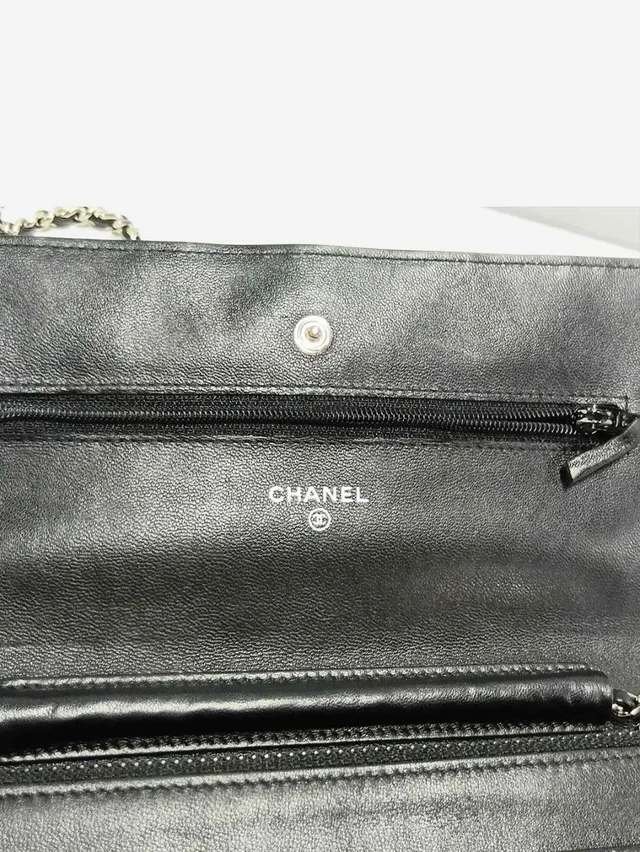 Chanel Black 2013 lambskin quilted Wallet on Chain in Black Lambskin from Sign of the Times, photo 16 of 16