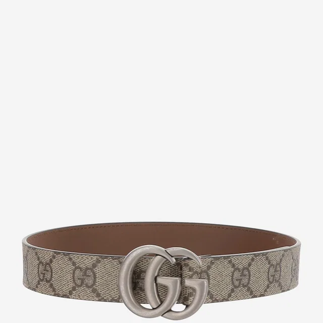Gucci Gg Jacquard Belt — Beige Fabric in Beige from HEWI