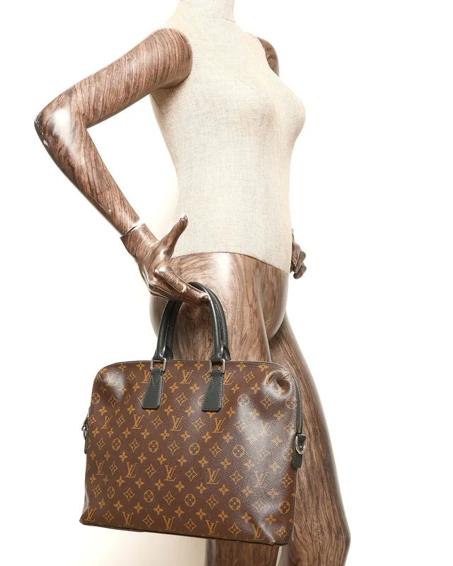 Louis Vuitton Monogram Macassar Porte-Document Jour Business Bag in Canvas from A Retro Tale, photo 9 of 9