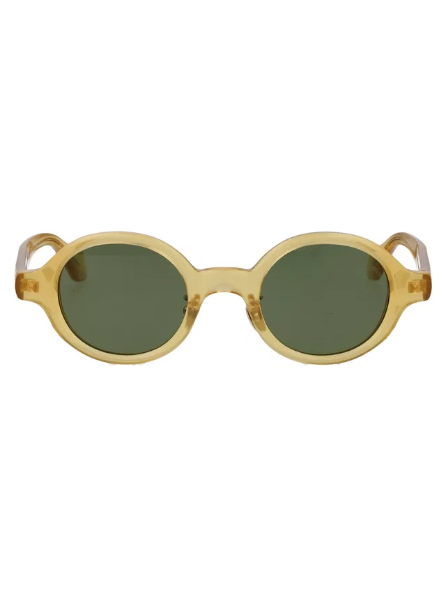 Giorgio Armani 0ar8205 Round Frame Sunglasses — Gold Acetate in Gold from HEWI
