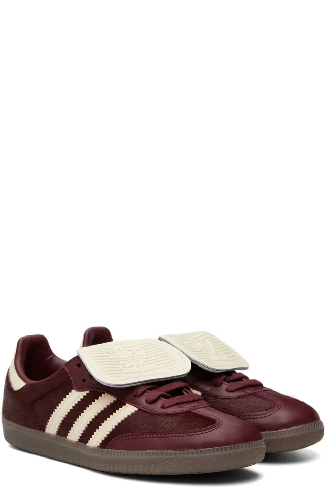 adidas Originals Burgundy Samba LT Sneakers, photo 4 of 4 from SSENSE