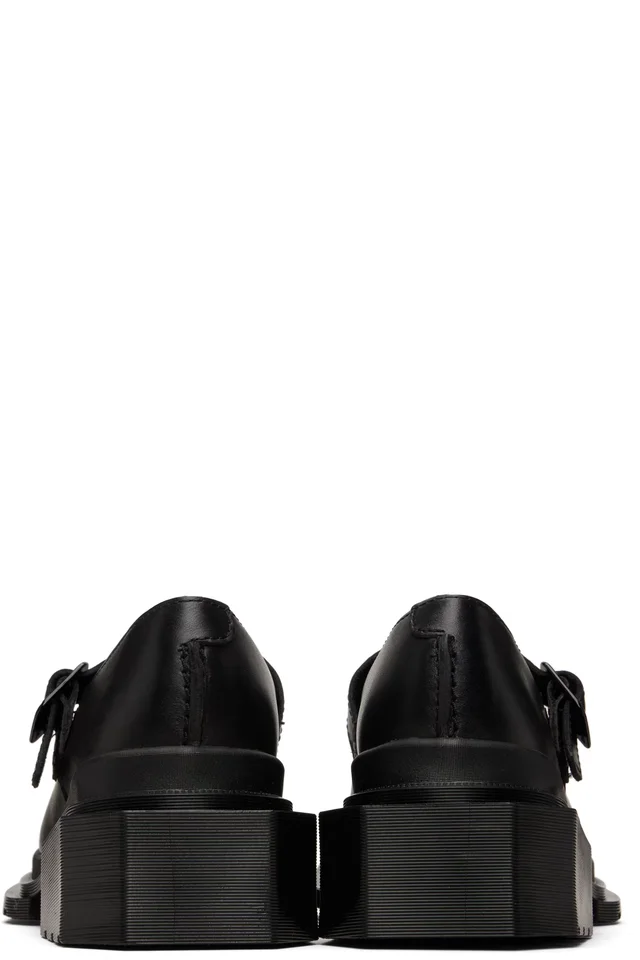 Dr. Martens Black Maybole Square Toe Mary Jane Heels, photo 2 of 5 from SSENSE