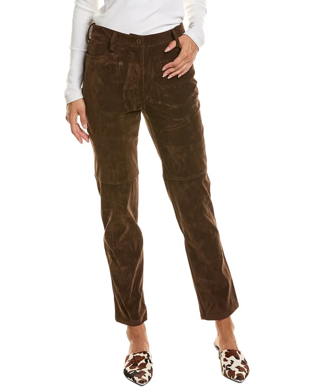 Bardot Nia Vegan Suede Pant, image 1 of 1 from Rue La La