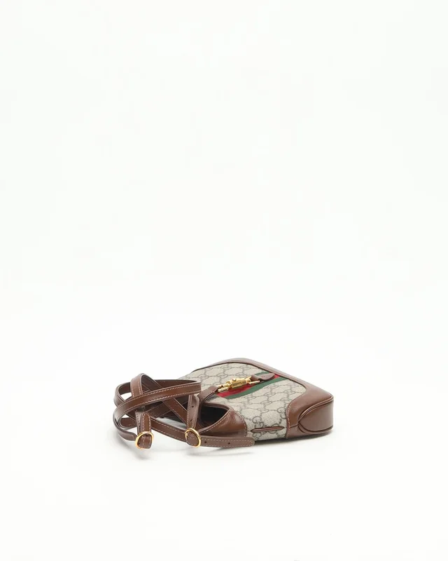 Gucci Jackie Mini 1961 GG Supreme Crossbody Bag in Coated canvas from A Retro Tale, photo 5 of 10