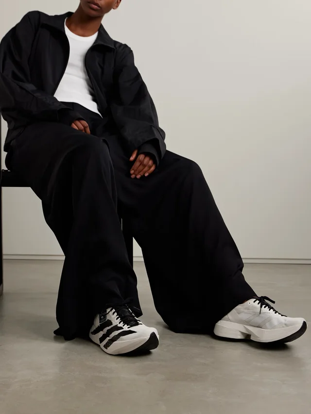 ADIDAS ORIGINALS + Y-3 Adizero Adios Pro 4 rubber-trimmed ripstop sneakers in White, photo 2 of 2 from NET-A-PORTER (Canada)