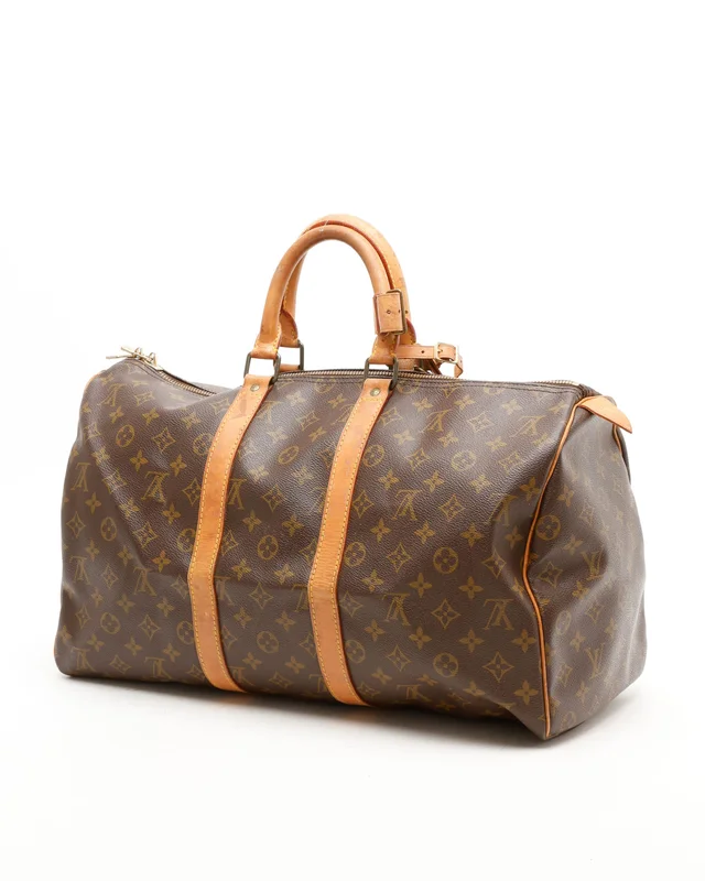 Louis Vuitton Keepall 45 Weekend Bag in Coated canvas from A Retro Tale, photo 3 of 10