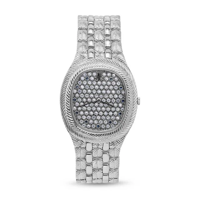 Audemars Piguet Ellipse Tonneau Diamond Dial Ladies Watch C 91501 in gold|white from Jomashop.com