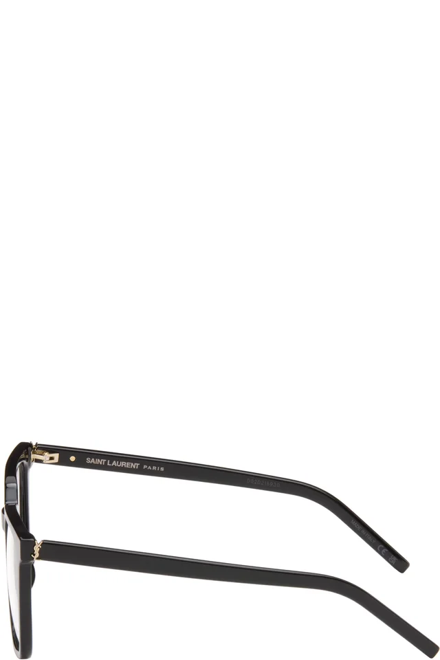Saint Laurent Black SL M146 Glasses, photo 3 of 4 from SSENSE