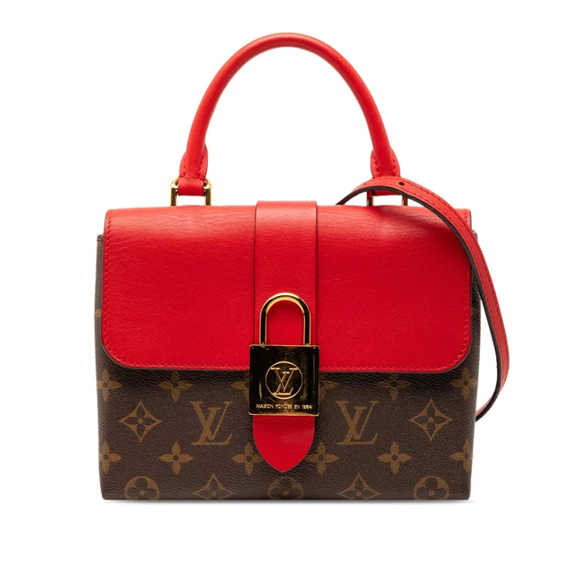 Brown Louis Vuitton Monogram Locky BB Satchel in Brown Coated canvas from Designer Revival