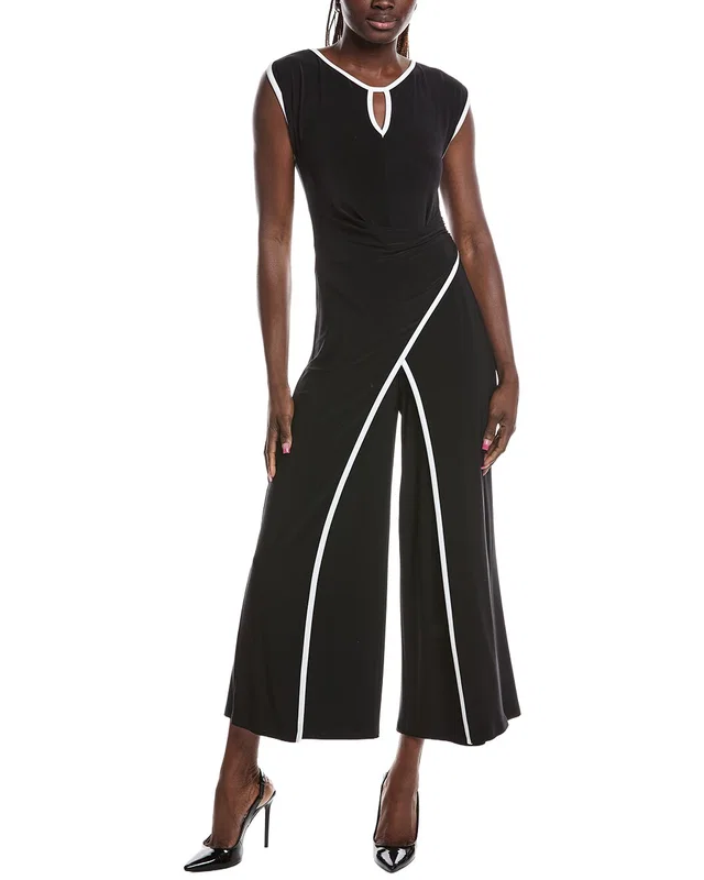 Joseph Ribkoff Jumpsuit in //asset1.ruecdn.com/images/sw/141574/1415749383_RLSW_black multi.jpg, image 1 of 1 from Gilt