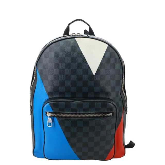 Louis Vuitton Josh America's Cup Regatta Damier Cobalt Canvas Backpack Blue in Blue Canvas from Dallas Designer Handbags