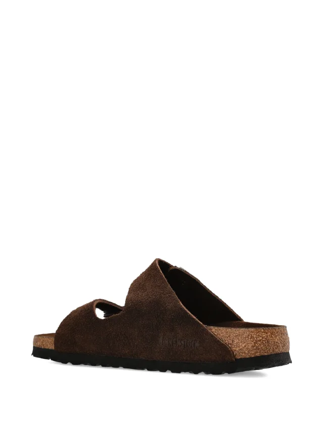 Birkenstock Arizona buckled sandals in Brown, photo 4 of 6 from FARFETCH