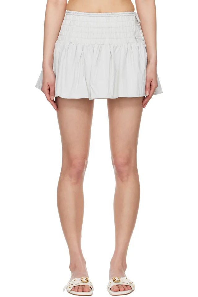 Gray UV Protection Miniskirt, image 1 of 1 from SSENSE