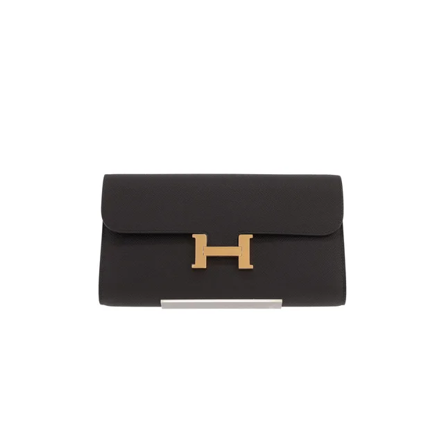 Hermès Constance Long To Go shoulder bag in black Epsom leather in Black Epsom leather from Collector Square, photo 2 of 3