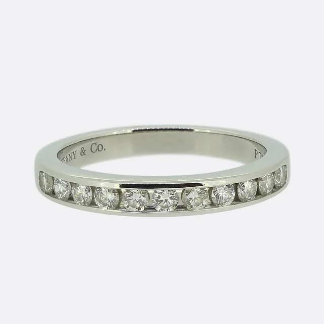 Tiffany & Co. Diamond Half-Eternity Ring from The Vintage Jeweller