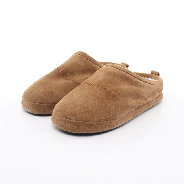 Balenciaga Alaska Slipper Suede Sandals in Suede from LuxUness